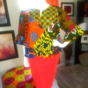 African Print Top